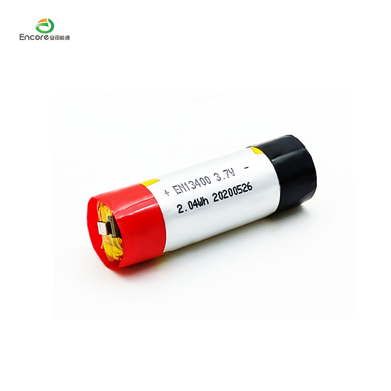 Batterie lipo cylindrique 13400 de 550 mah