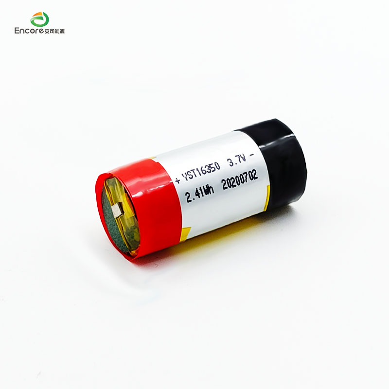 Batterie lipo 16350 cylindre 650 mah