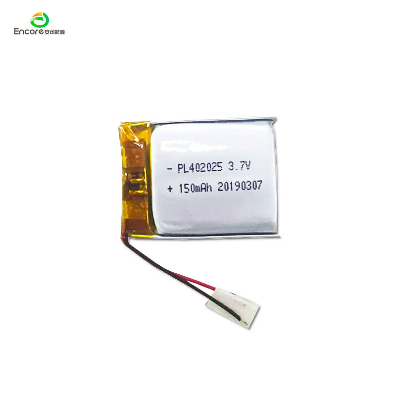 Batterie lipo rechargeable 402025 150mAh 3.7v