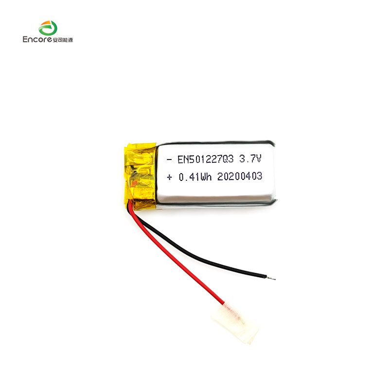 501227 Batterie lithium polymère 3.7v 110mah