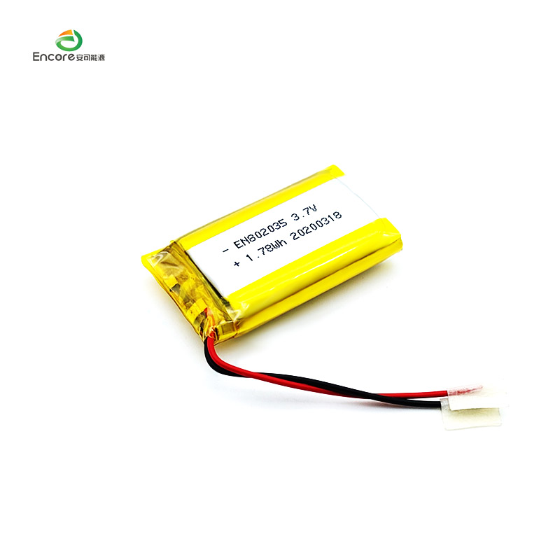 802035 Batterie Li Polymère 3.7v 480mah