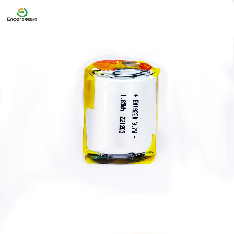 Batterie lipo ronde Vape 18200 500mah 1,85wh 3,7v